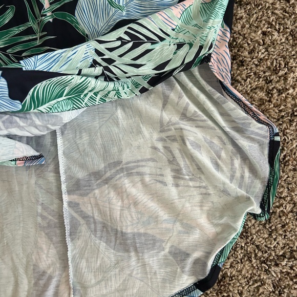 Tropical foliage summer maxi dress - Picture 4 of 5